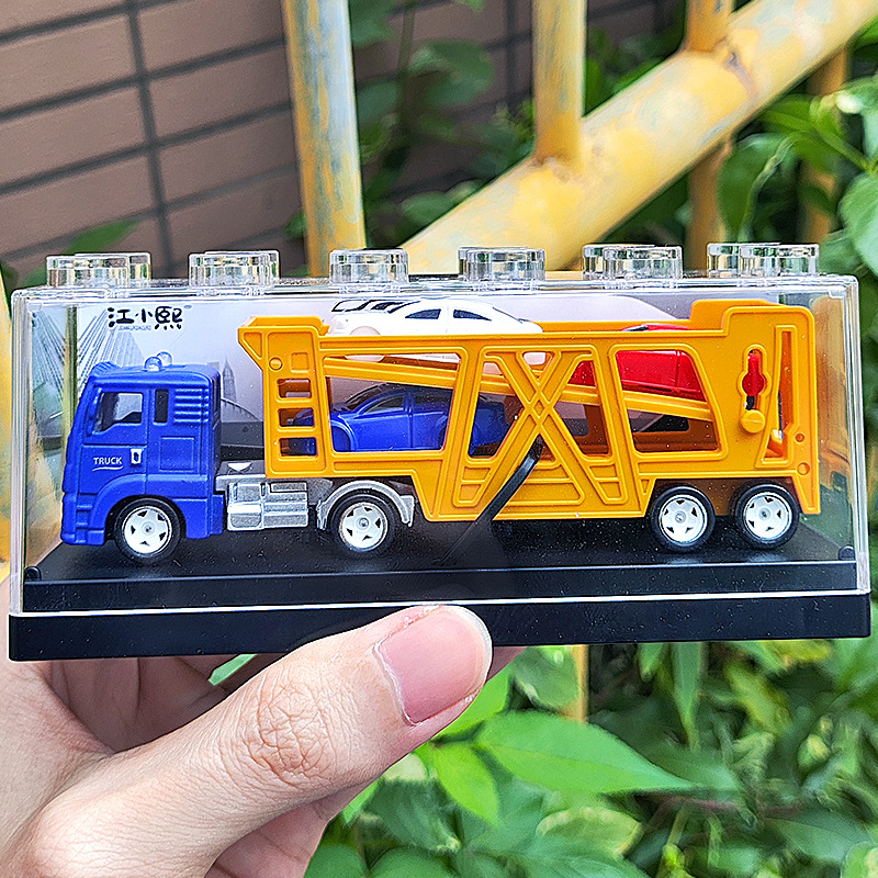 运输车集装箱江小合金滑行玩具