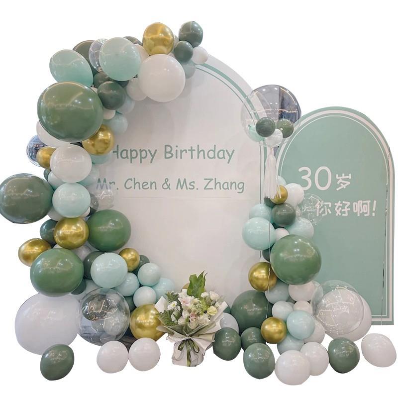 十八岁成人礼生日背景装饰场景布置男女孩生日聚会气球背景墙kt板