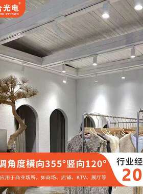 RGBW轨道灯磁吸轨道灯嵌入式家用客厅商用智能语音控制磁吸无主灯