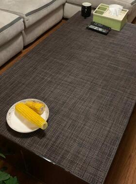 水洗茶席垫餐桌布拍照批发西餐背景尺寸垫隔热pvc垫餐桌7yx大垫可