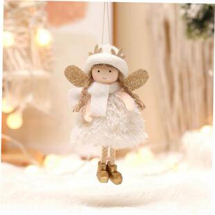 Christmas decoration top hat antlers girl pendant Elk Angel
