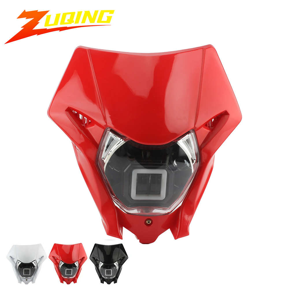 越野摩托车LED头灯适用于CRF 150L 250 450前车灯越野改装配件
