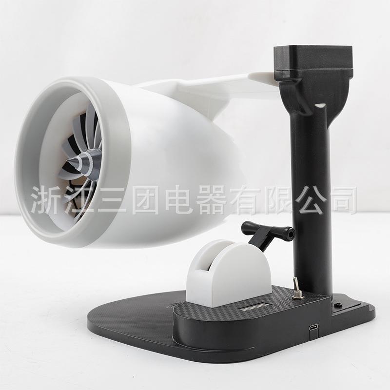 厂销桌面USB创意涡扇档数可调加大扇叶喷雾型加水低噪音风扇