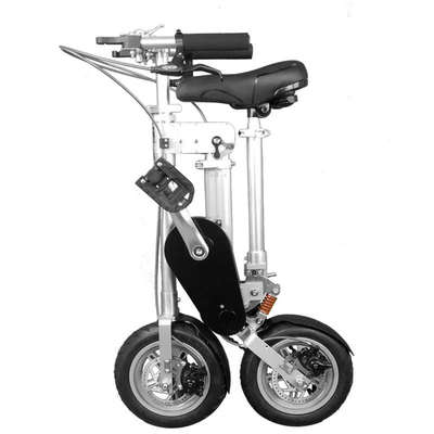 微拜客折叠自行车XT2 folding bike实芯轮胎碟刹后避震铝合金超轻