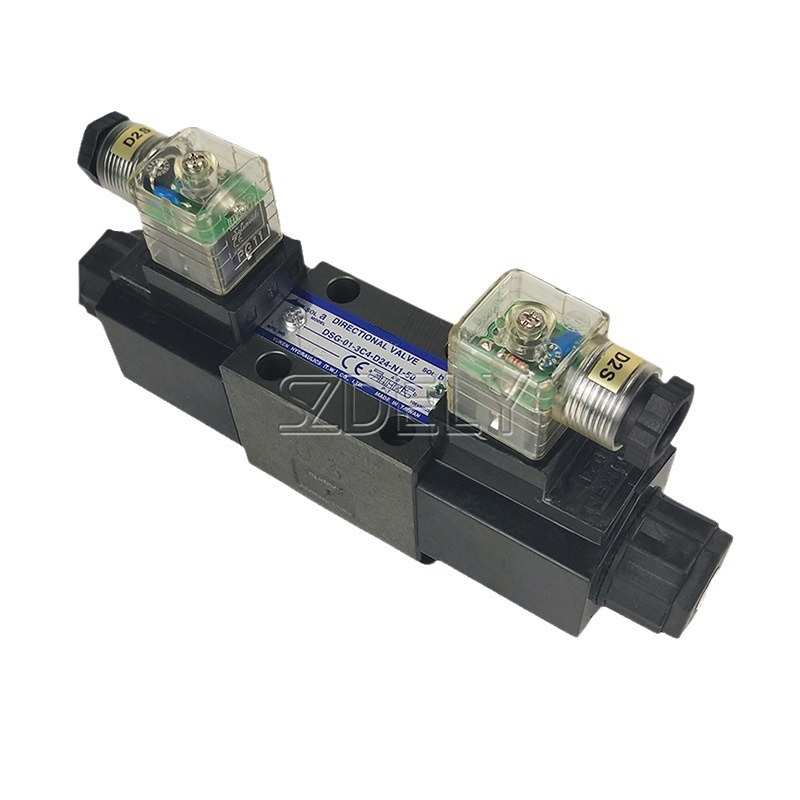 油研电磁阀DSG01/02/03-2B2/2D2/3C4-D24-N1-50替YUKEN液压换向阀