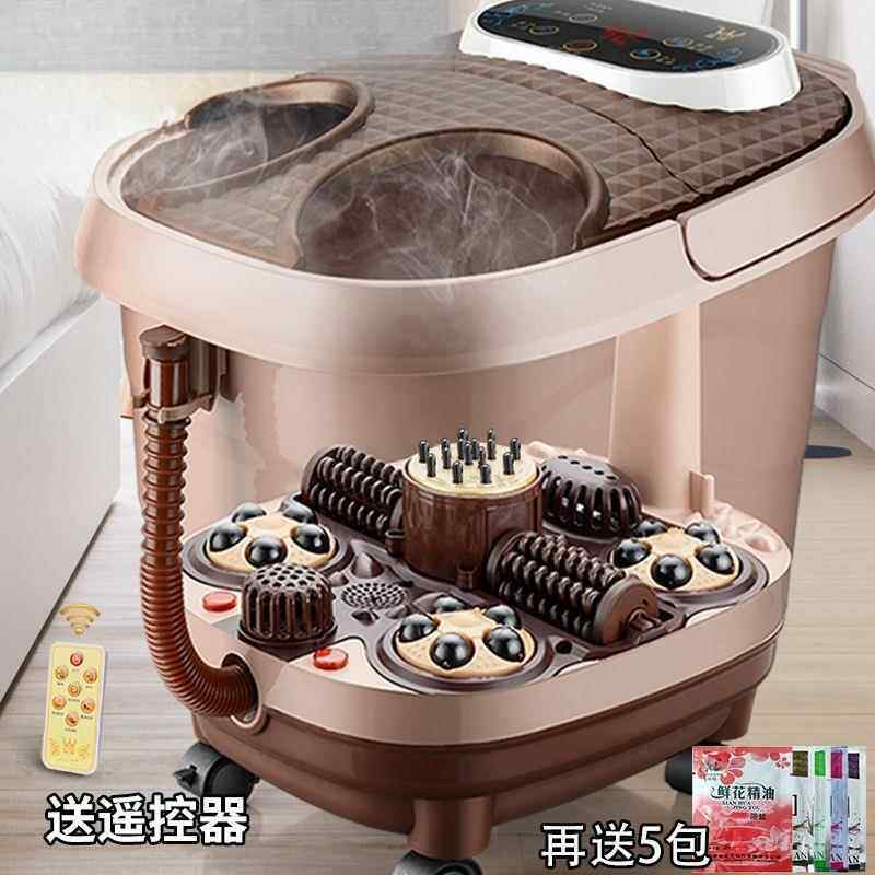 泡脚桶全自动加热足浴盆家用恒温电动按摩洗脚盆足底养生
