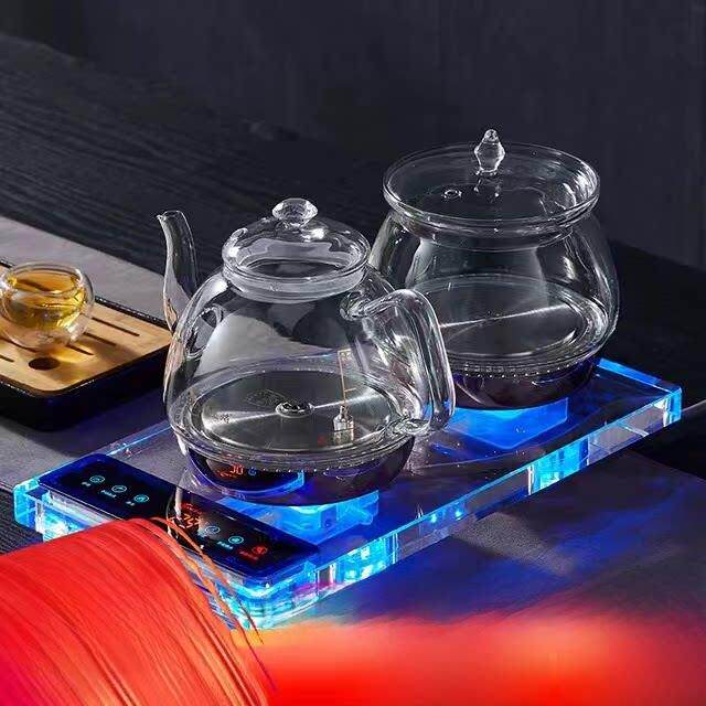 玉焰 K8禹岩K8全自动供水玻璃电水壶嵌入式健康恒温泡茶电磁茶炉