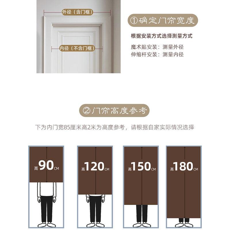 简约门帘创意笑脸性定制帘商用店铺门个口挂布帘断免打孔237保持