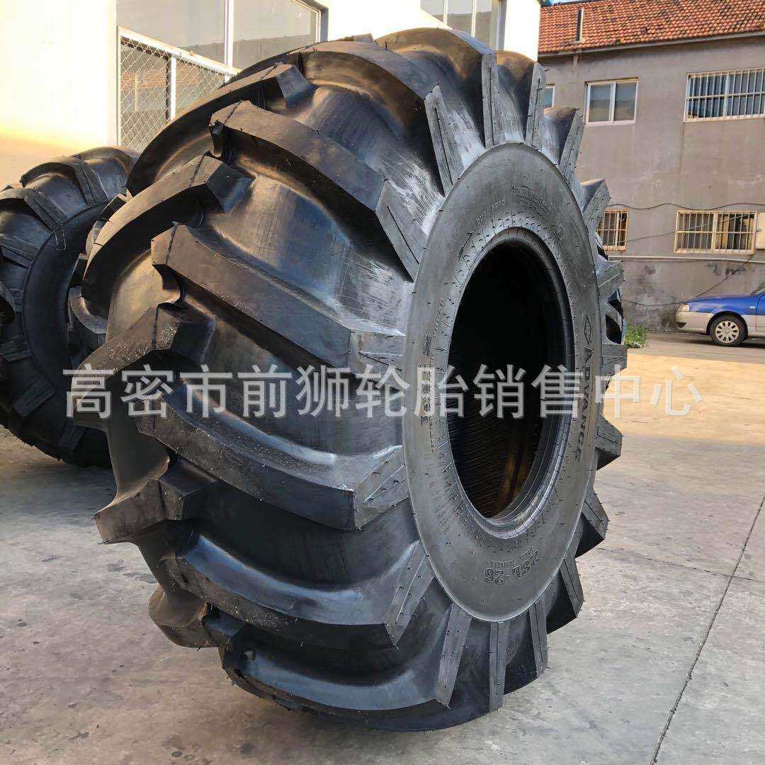 供应28L-26 维特根路拌机人字轮胎 大型机械伐木林业轮胎