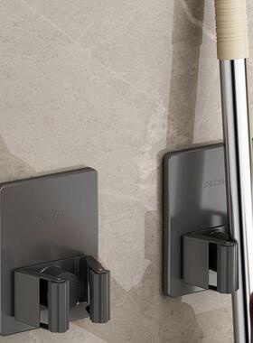 Mop and Broom Holder Wall-Mounted Fixing Clip with Strong Ad