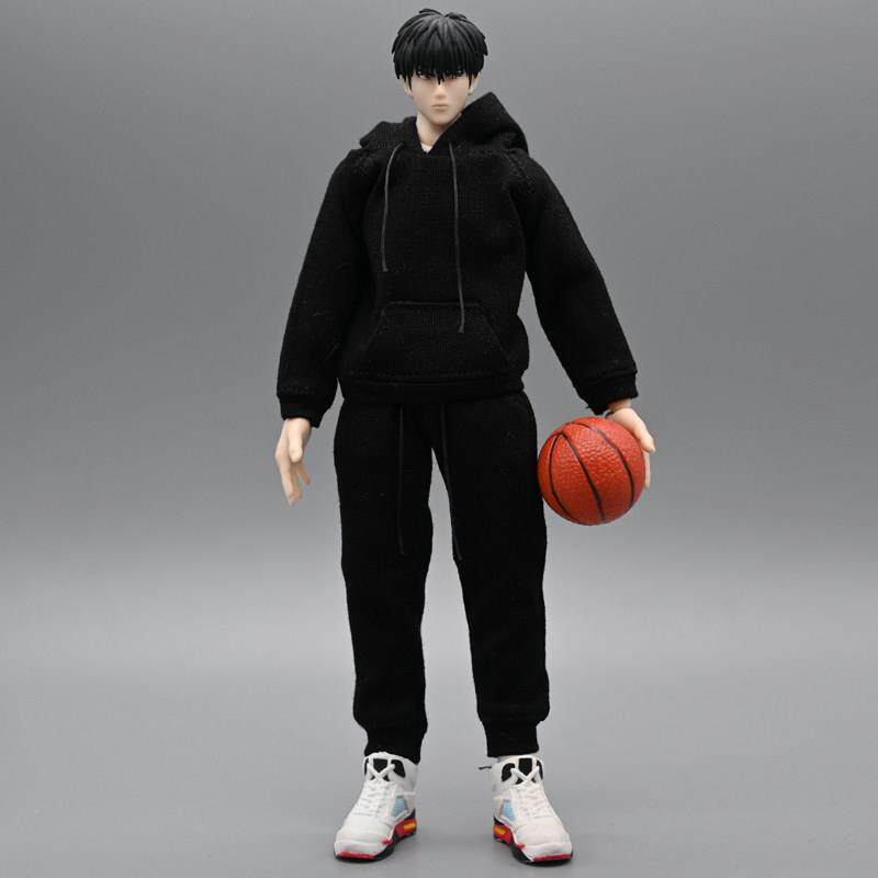 1/12兵人衣服配件蚂蚁运动服6寸shf人偶男素体mezco连帽卫衣卫裤