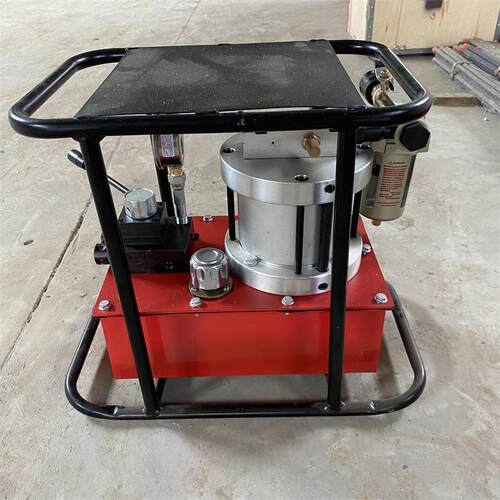 MQ22-300/63锚索张拉机具铁泵20吨50吨千斤顶气动锚索张拉机具