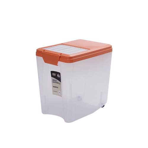 厂家直销塑料kg透明储米厨房米桶