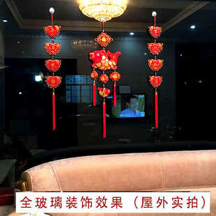 传统挂件年年有余 2022毛毡绒布春联挂饰批发 福鱼挂件春节套装