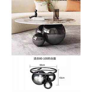 轻奢茶几底座支架大理石客厅沙发岳母侧角桌不锈钢碳钢桌腿