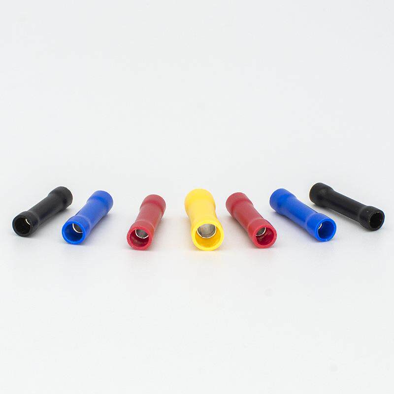 CH冷压端0子B5V5.5紫铜0个全绝缘中间接头接线端BV5.5黄头线耳铜