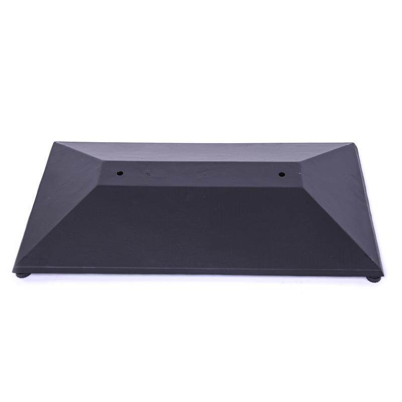 黑色地摊桌脚支架双柱梯形底盘餐桌腿奶茶店餐台脚铁艺桌腿