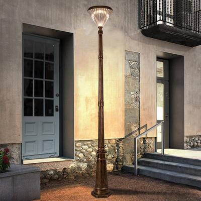 太阳能庭院灯led照明路灯 乡村城镇广场户外欧式免布线铝防水路灯