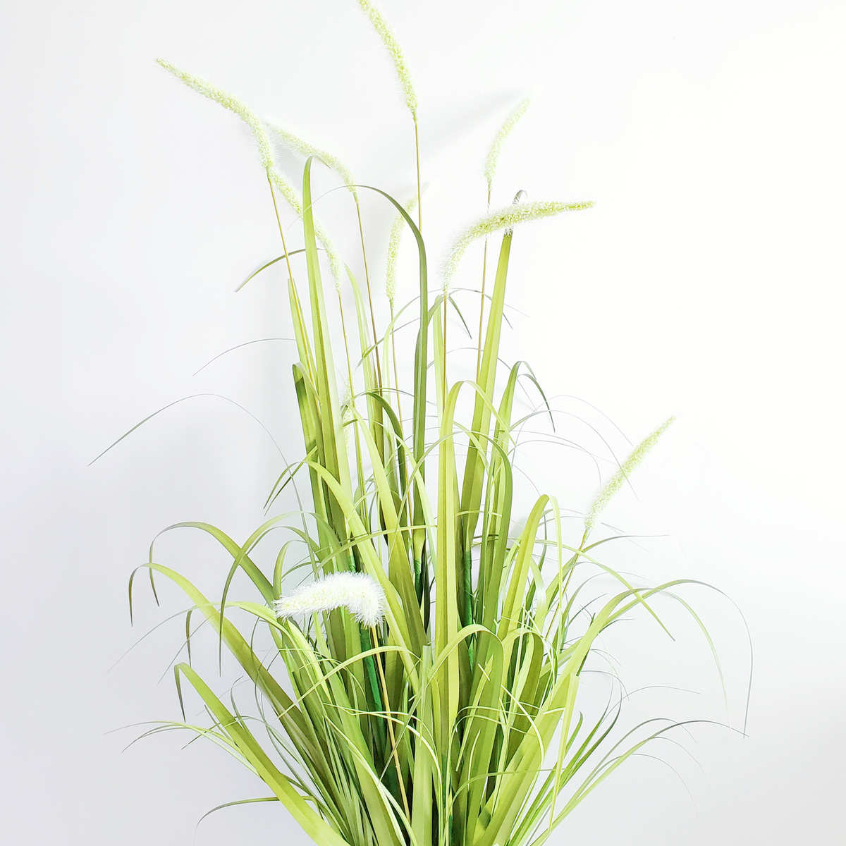 北欧仿真狗尾巴草头绿植盆栽植物摆件仿真花干花家居装饰假草盆景