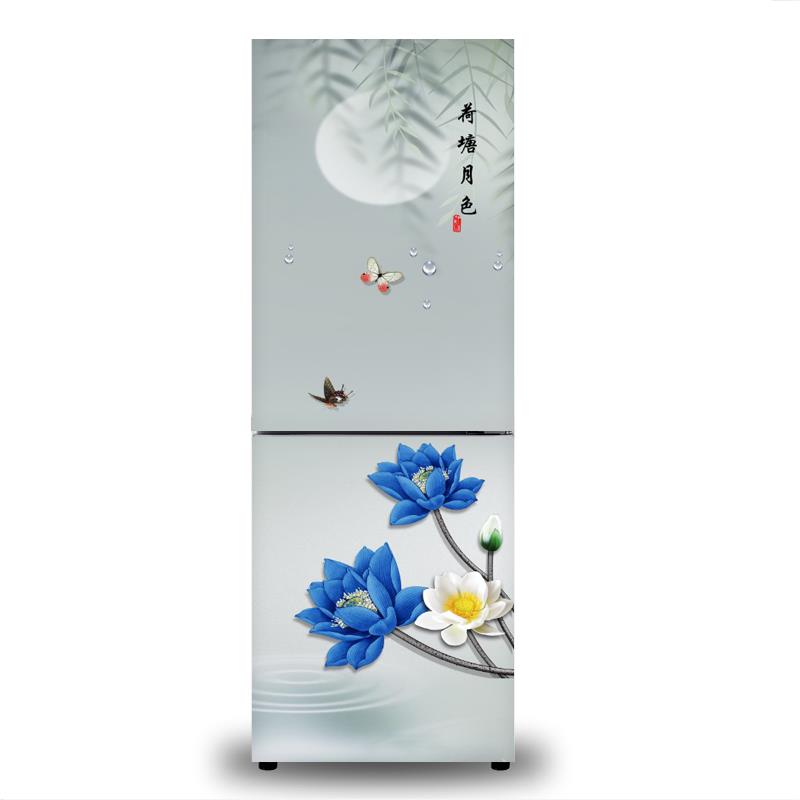 冰箱贴纸遮挡装饰画防水贴膜冰箱门贴冰箱侧面贴纸翻新整张bt139
