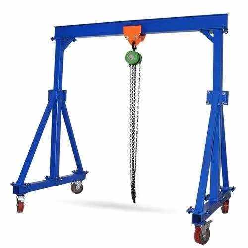 2吨移动龙门架山东加工小型电动龙门架 销售1吨5吨小型简易龙门架