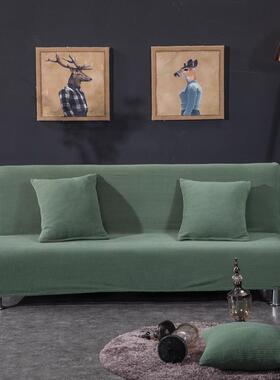 86M0沙发床套纯折叠无扶手沙发套色全包套可拆洗简易罩F758J9J7通