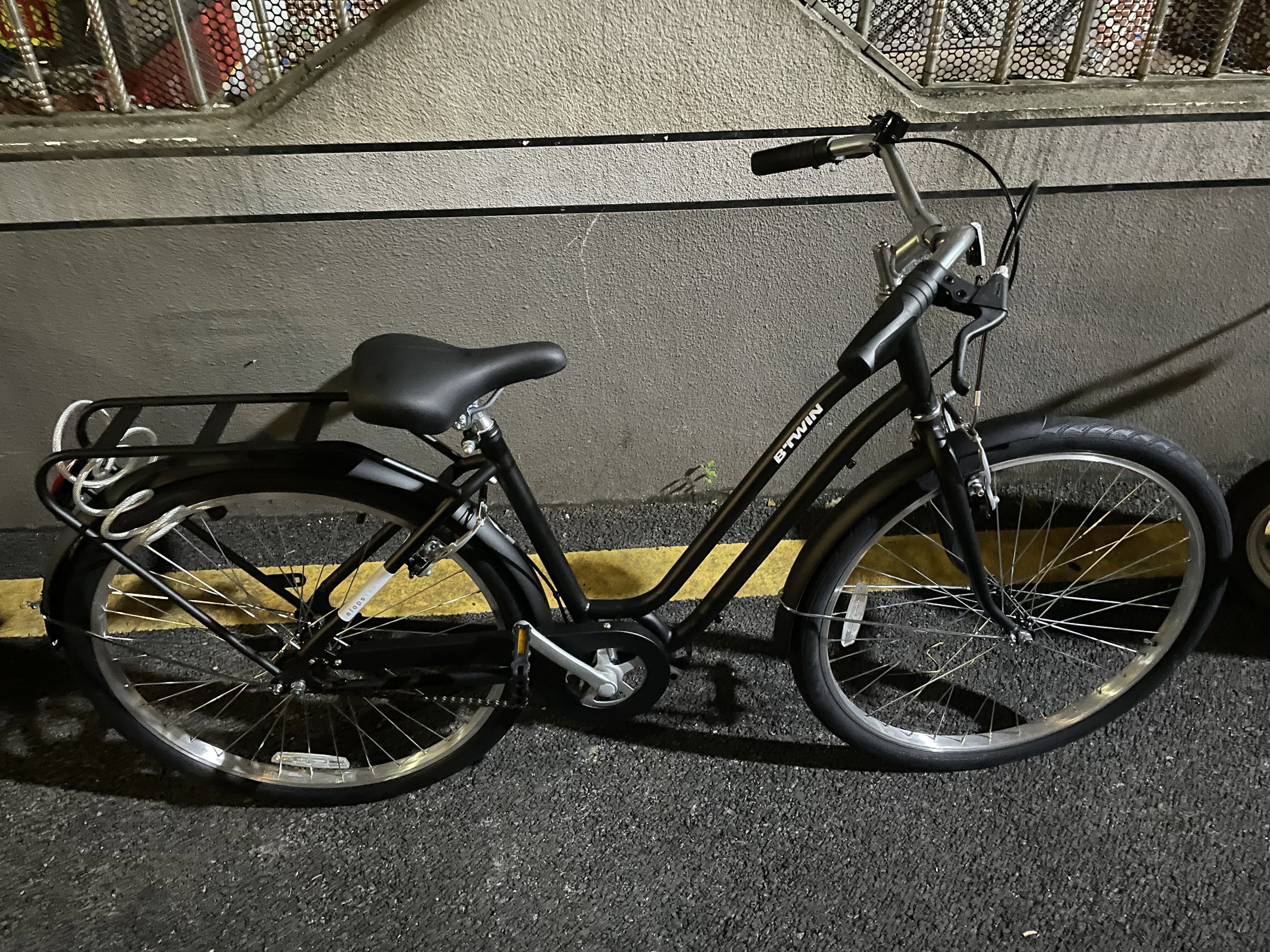 Городской велосипед Decathlon ELOPS 100LF 26 дюймов прогулочный женский photo review
