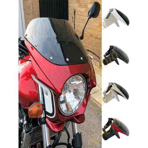 摩托车改装头罩适用CB400 CB-1 ZRX400 VTEC 导流罩 注塑 猪头罩