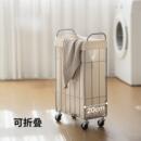 脏衣篓方形脏衣服收纳筐家用可折叠带轮卫生间浴室收衣洗衣篮其他
