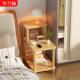 简易卧室床头柜子出租房用边几家用沙发边置物架窄小型木质床边柜