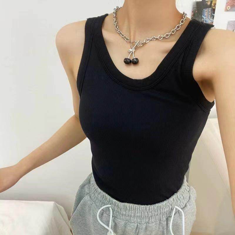 保暖背心女2024新款冬季加绒加厚吊带内搭无袖棉打底白色上衣,女士内衣/男士内衣/家居服,保暖背心,淘宝优惠券,粉丝福利购,淘宝优惠卷