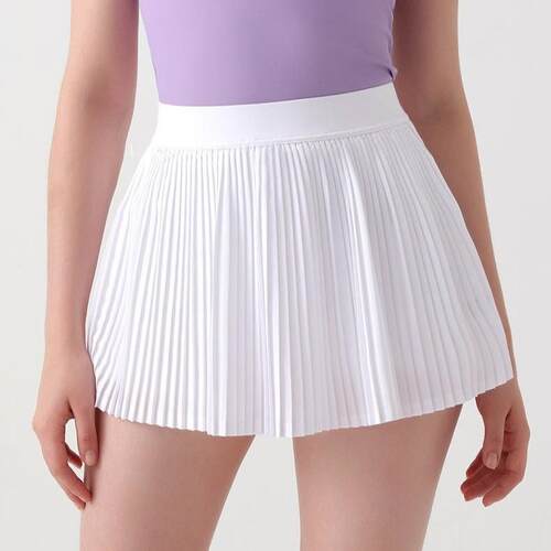 Tennis skirt, women's sports short skirt, high waisted