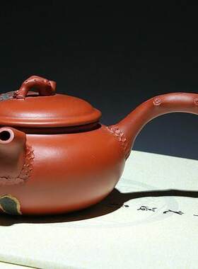 宜兴紫砂壶唐羽贴花桩子