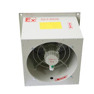 防爆方形壁式 DFBZ 带自垂铝合金百叶工业壁装 排风机 轴流风机XBDZ