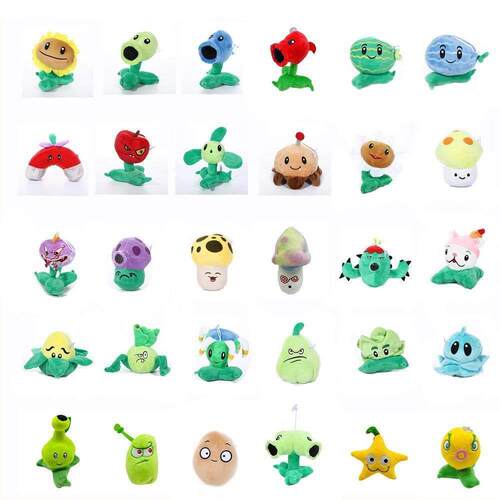 1pcs Plants vs Zombies Stuffed Plush Toys 13-20cm PVZ Plants
