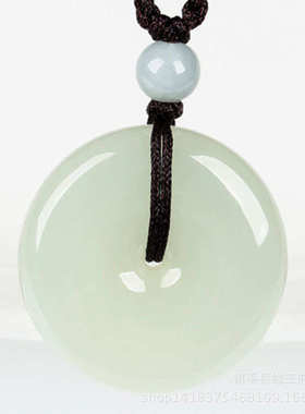 定做和田玉平安扣玉石小巧大小号儿童玉佩情侣宝宝款工艺品