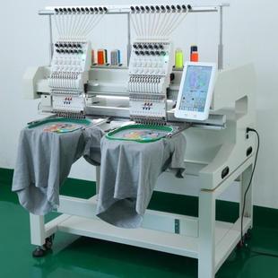 雙頭12針50cm 刺繡機(jī) 服裝 50cm繡花機(jī)成衣繡衣服襯衣春夏秋冬裝