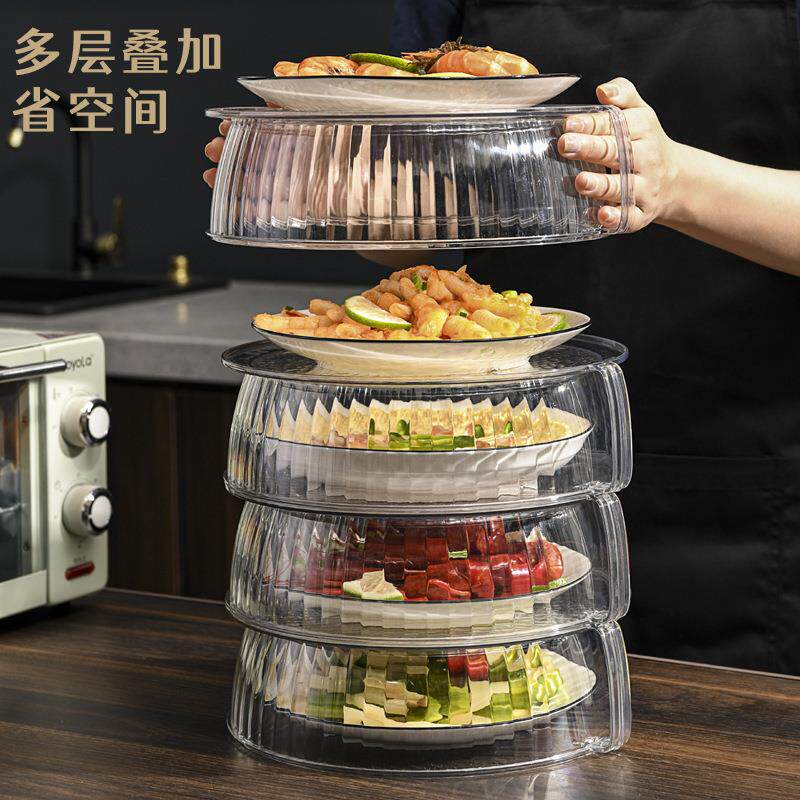 冰箱剩菜收纳架隔层多层内部盘子支架冷藏室分层隔置物架收纳层架