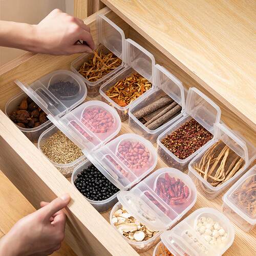 Spice storage box for dried chili, seasoning box, sealed Sic
