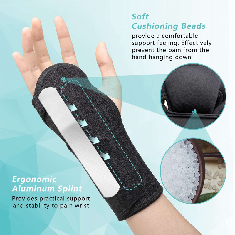热亚马逊手销护 腕 铝板支撑护手—02护腕户外运动护手掌 骨折固