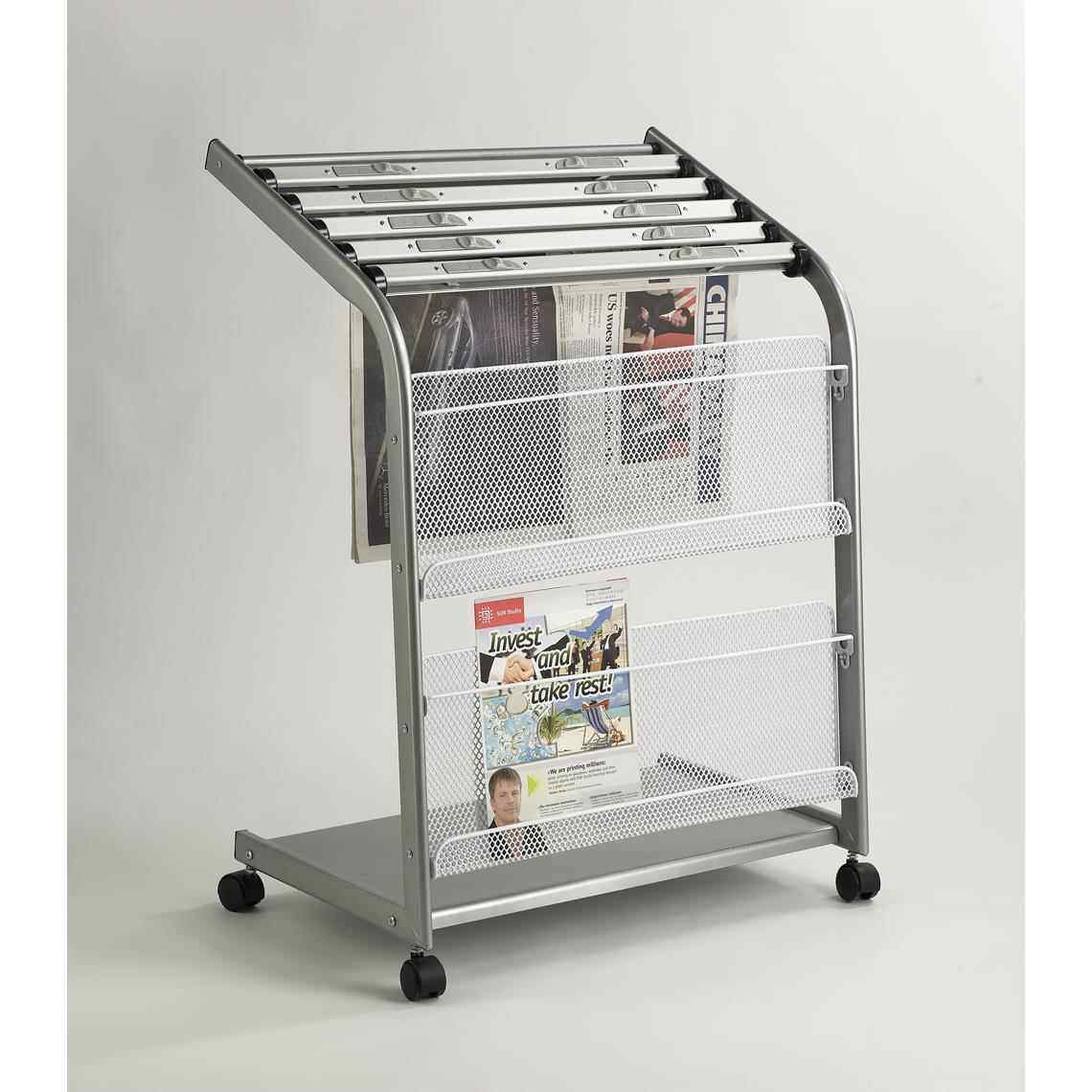 应豪612-333 报纸架报刊架书报架杂志架宣传铝合金铁简单银色多层,商业/办公家具,报刊架,淘宝优惠券,粉丝福利购,淘宝优惠卷