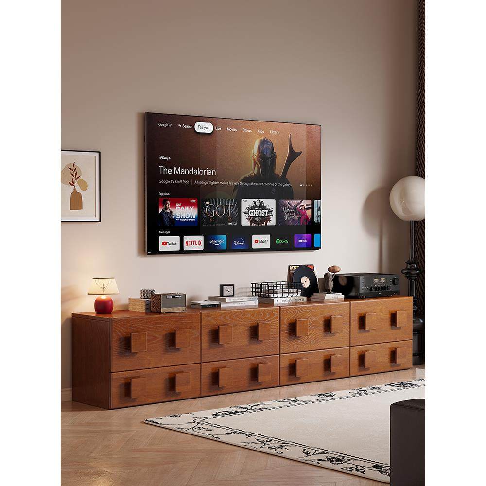 实木电视柜客厅二手模块化侧柜覆古多功能落地式卡门柜家庭收纳柜,住宅家具,电视柜,淘宝优惠券,粉丝福利购,淘宝优惠卷