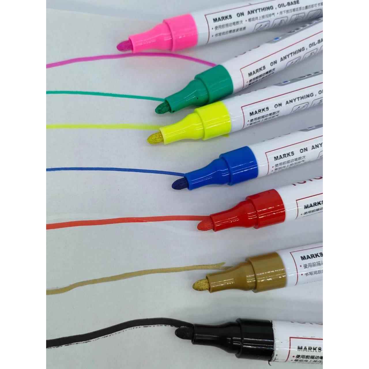 东洋油漆笔3.0白色绿色东洋易加墨工业用和包邮耐用不可擦