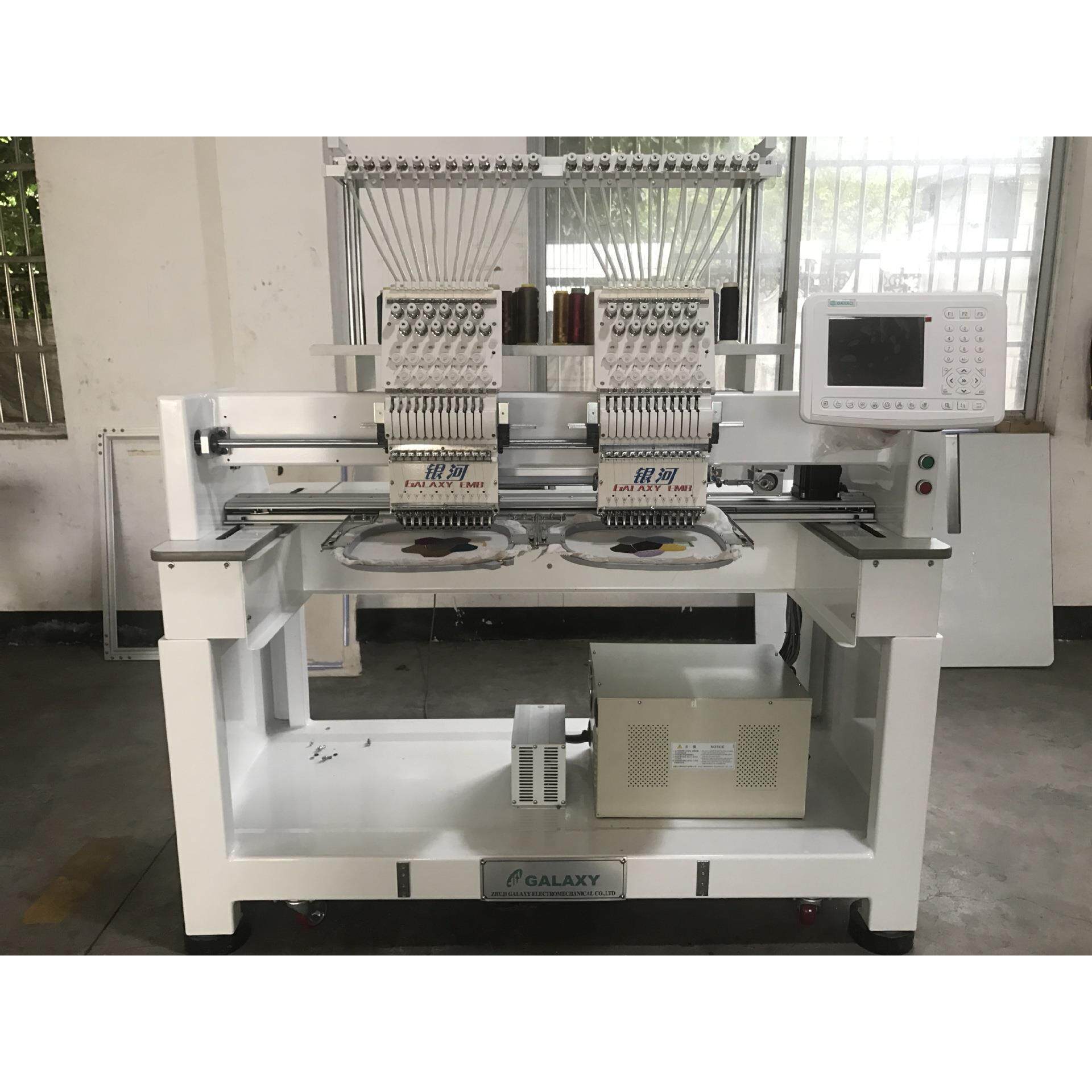 厂家供应全自动两头鞋绣电脑绣花机多头帽绣成衣绣鞋面鞋垫绣机