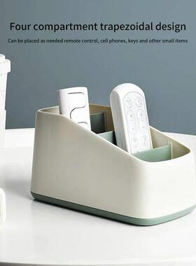 Remote Control Holder 4 Slot Desktop Storage Box Tv Remote C