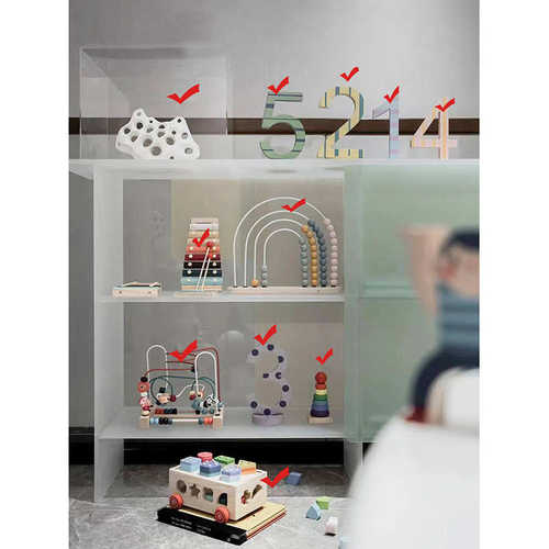 简约营销中心摆件装饰品卧室房间活动区现代儿童柜房女童样板