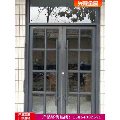 肯德基门店铺门铝合金玻璃门厂家直销可定制推拉门进户门麦当劳门