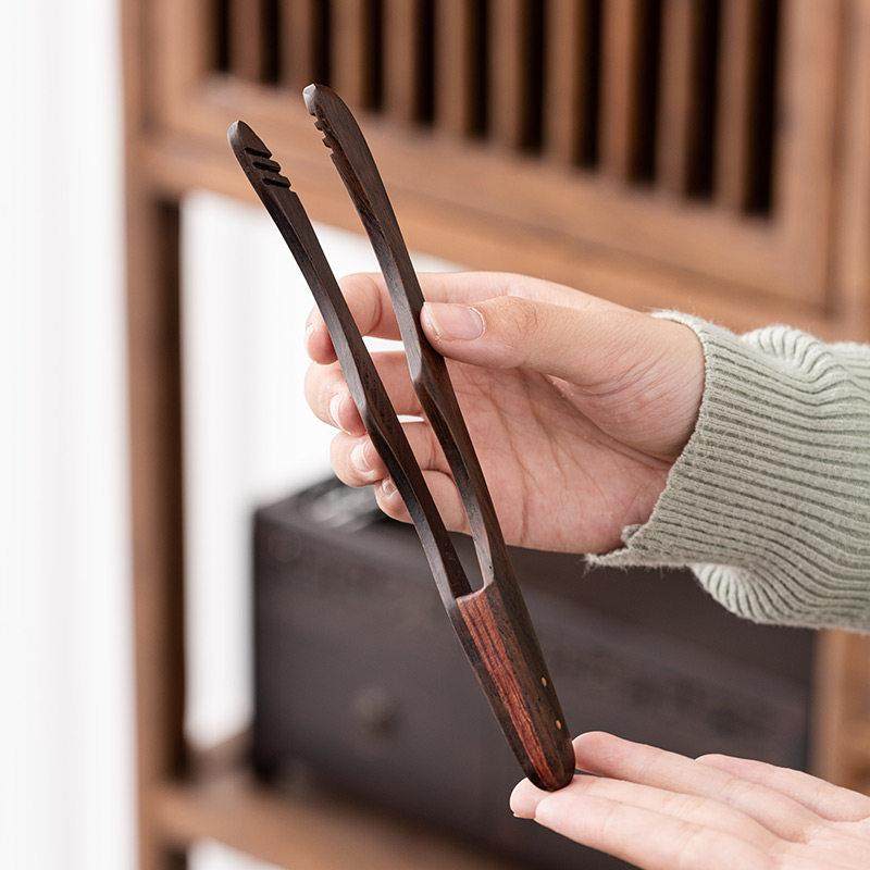 黑檀木茶夹功夫茶具用品茶道六君子零配件洗茶杯镊子实木泡茶工具,餐饮具,茶夹,淘宝优惠券,粉丝福利购,淘宝优惠卷