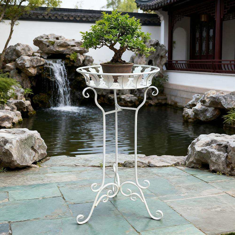 铁艺圆型花架小花桌凳室内户外庭院阳台茶几阳台装饰