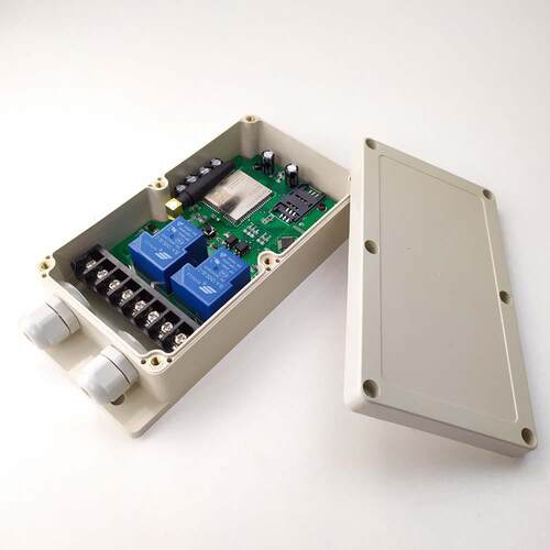 4G版GSM-CTL 4G/3G/GSM 双继电器远程控制器（外销版）